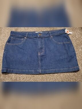 RSQ Blue Denim Mini Skirt